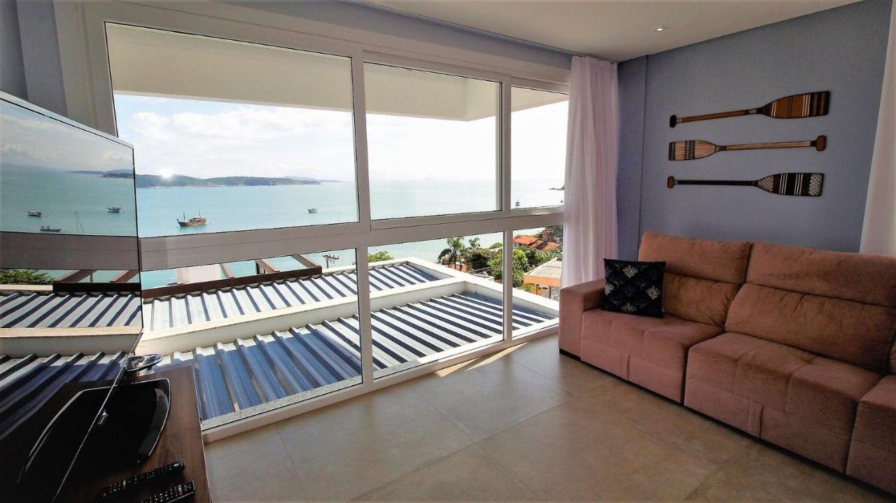 1080 - Apartamento Com Vista Para O Mar Em Бомбиньяс Экстерьер фото