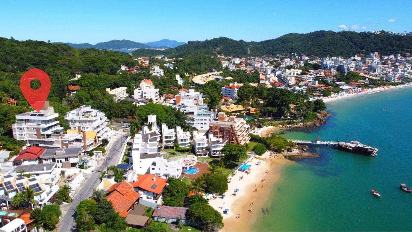 1080 - Apartamento Com Vista Para O Mar Em Бомбиньяс Экстерьер фото